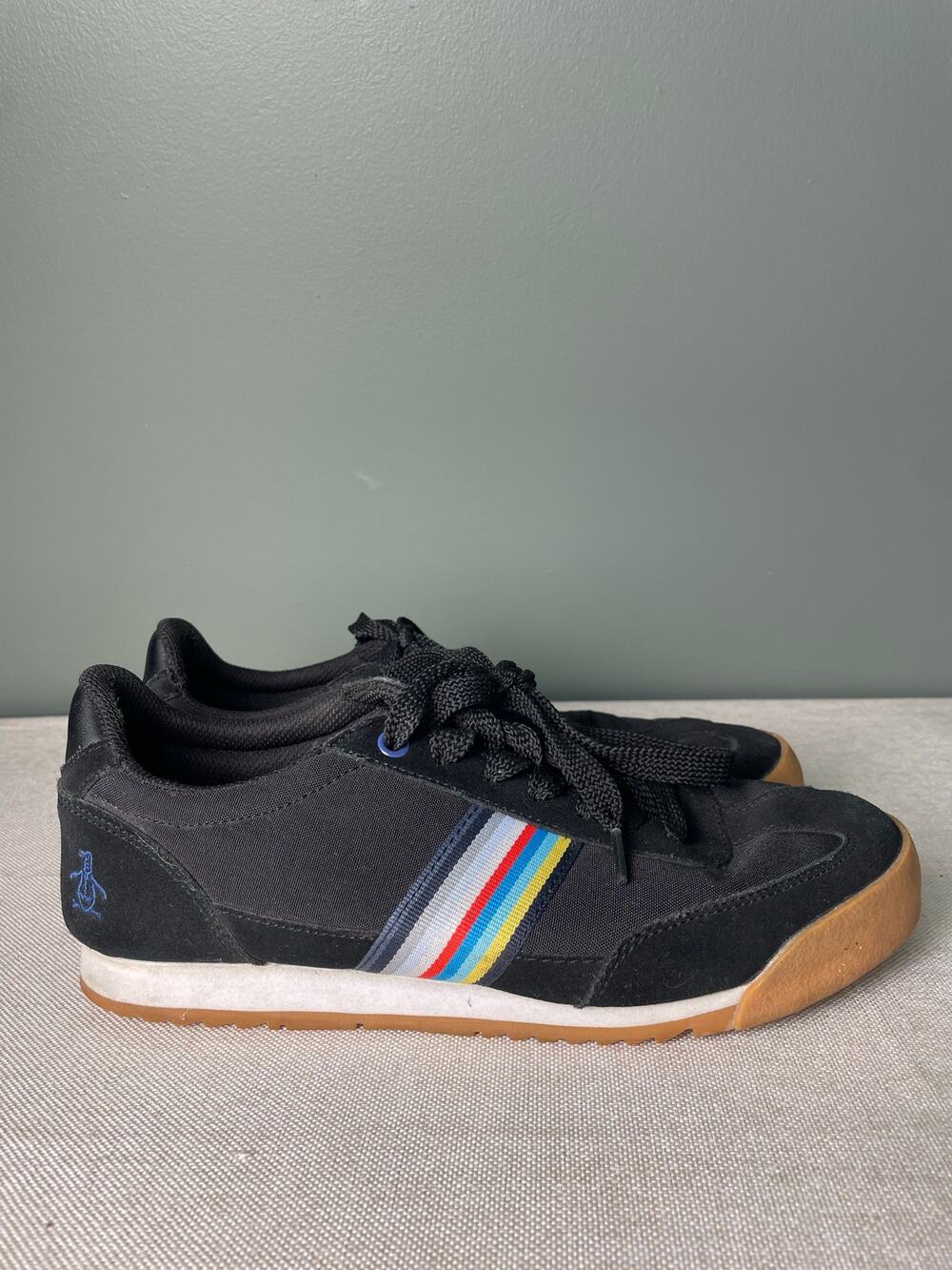 Original Penguin by Musingwear Black Sneaker. Sz m7. Great condition.